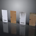 Different Style Interior Doors With White Brown And Stained Wooden Panels