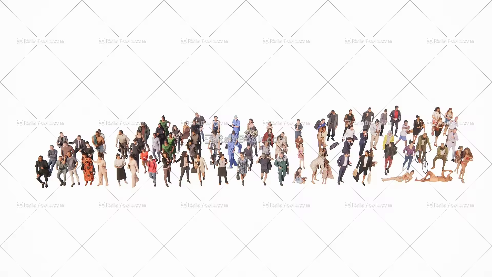Modern Multiplayer Characters 3d model