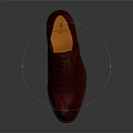 Classic Red Leather Dress Shoes with Intricate Woven Pattern for Formal Occasions