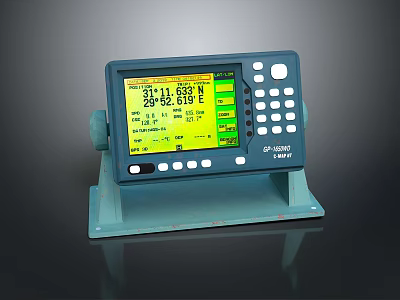 CAS SW-100 Digital Display Device With Gray Body Numeric Data And Control Panel 3d model