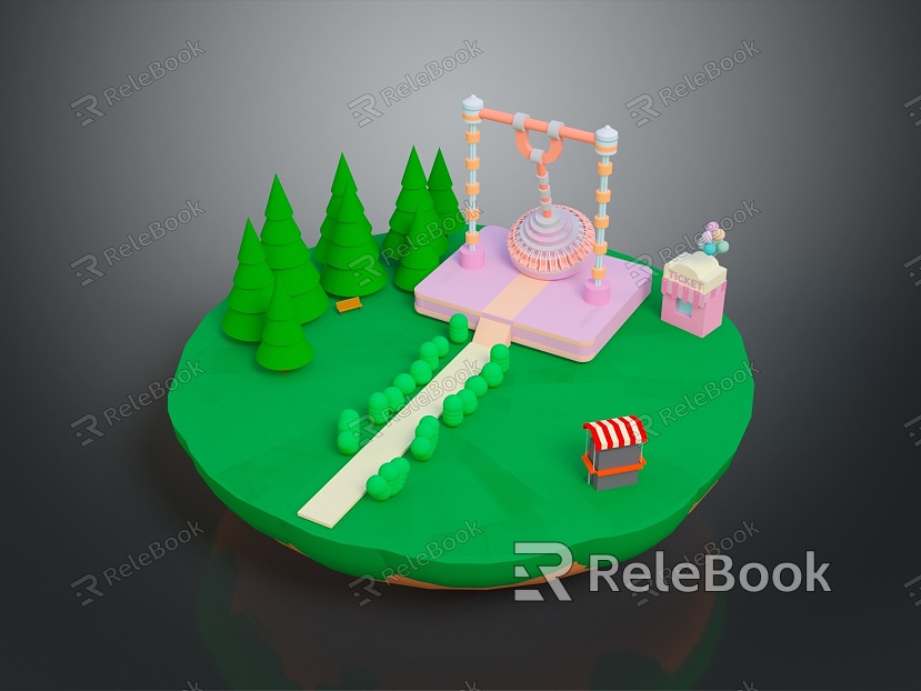 Game Environment Game Scene Fairy Tale Scene Fairy Tale Magic Scene Magic Item Fantasy Scene model