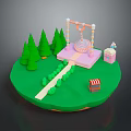 Game Environment Game Scene Fairy Tale Scene Fairy Tale Magic Scene Magic Item Fantasy Scene 3d model