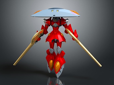 Modern Gundam Sci-Fi Warrior Transformers Gundam Warrior 3d model