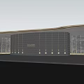 Community gate 3d model