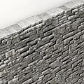 Building Exterior Wall Design With Various Natural Stone Textures And Patterns 3d model