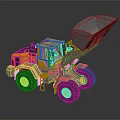 Yellow Volvo Heavy Duty Wheel Loader With Large Bucket And Big Wheels
