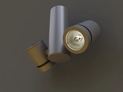 Modern Metal Downlights And Spotlights For Home Ceiling Lighting Fixtures 3d model
