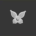 Shiny Transparent Crystal Butterfly Shaped Brooch Elegant Clothing Fashion Accessory