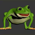 Frog Class Poison Frog Game Frog Reptile Cold Blooded Animal Reptile Class 3d model