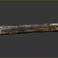 Natural Wooden Stone Log With Raw Organic Texture And Smooth Surface Material