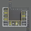 Spacious Bright Modern Indoor Car Parking Lot With Complete Car Cleaning And Maintenance Facilities
