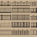 Diverse Ornamental Wrought Iron Fences With Intricate Designs And Styles