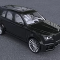 Rolls Royce Black Luxury SUV With Sleek Design Large Alloy Wheels And Distinctive Front Grille