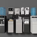 Different Types of Daily Use Electrical Appliances Featuring Water Dispensers and Water Buckets