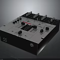 Professional Audio Mixing Console With Multiple Knobs Faders And Control Panel