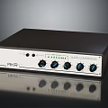 Sleek AKR Headphone Audio Device With Control Knobs And Indicator Lights