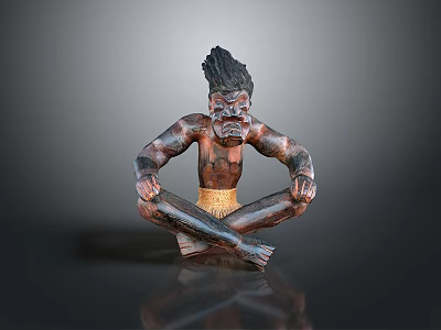 Savage Little Savage Primitive Tribe Monster Cartoon Monster Cartoon Monster 3d model