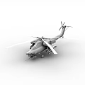 Military Attack Helicopter With Camouflage Paint And Rotor System And Weapon Equipment