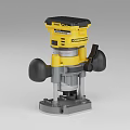 DEWALT Professional Heavy Duty Electric Wood Router with Adjustable Base and Ergonomic Handle