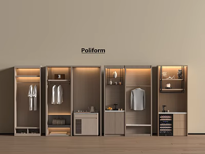 Modern Hotel Modern Hotel Room Cabinet Wardrobe 3d model