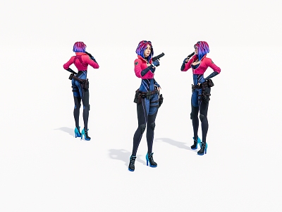 Virtual Character Animation Game Character 3d model