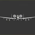Twin Engine Military Aircraft With Weapons Mounted On Wings And Emblem