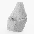 Comfortable Brown Leather Bean Bag Chair with Cozy Design and Various Color Options