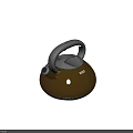 VITEK Golden Electric Kettle With Modern Design Gray Handle And Stable Base For Daily Use