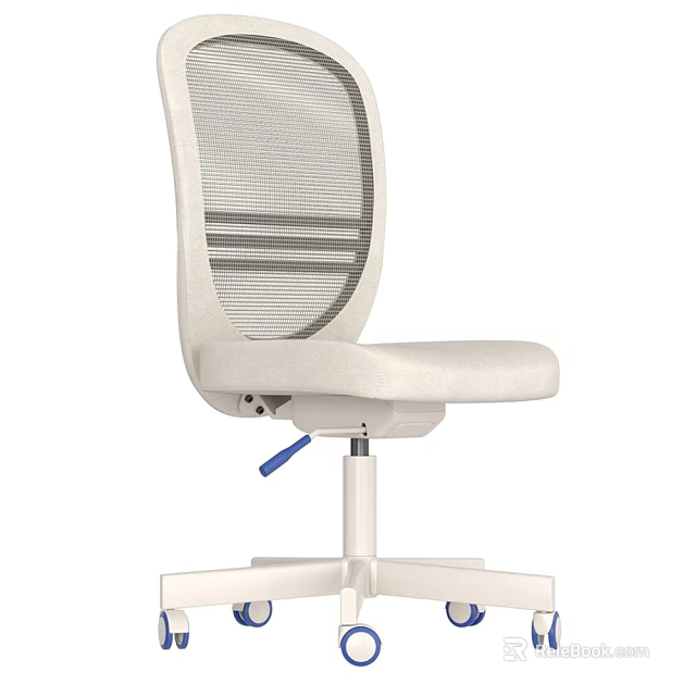 Ergonomic Office Chair With Breathable Mesh Back And Adjustable Height 3d model 