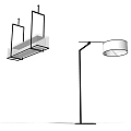 Modern lamp combination chandelier 3d model