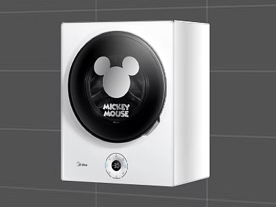 Modern Washing Machine Midea Wall Mounted Washing Machine Underwear Children Washing Machine 3d model