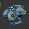 Modern Sci-Fi Items Sci-Fi Components High-Tech Components Sci-Fi Equipment 3d model