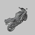 Suzuki SV650s motorcycle 3d model