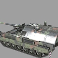 PBR German Pzh2000 Pzh2000 self-propelled howitzer 3d model