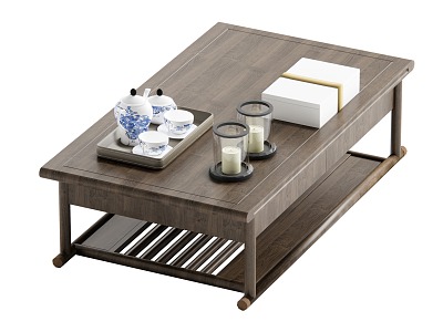 Chinese coffee table 3d model