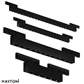 Black Linear LED Downlights And Spotlights For Modern Home Lighting Design