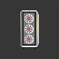 Modern computer host game host high-end host 3d model
