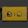 Yellow 12V ACTIVES Portable Power Generator With Mobile Wheels Design