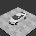 White Toyota Altis Sedan Modern Design Sleek Exterior Front Grille And Headlights