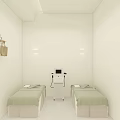Modern Beauty Hair Salon Interior With White Reception Desk Soft Lighting And Decorative Plants