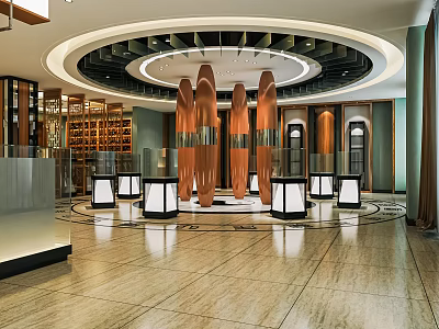 Modern Jewelry Store Jewelry Display Cabinet Jewelry Store Shopping Mall Counter Jewelry Store Display Cabinet Display Cabinet Nakajima 3d model