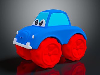 Modern Toy Car Camper Car Camper Car Racing 3d model