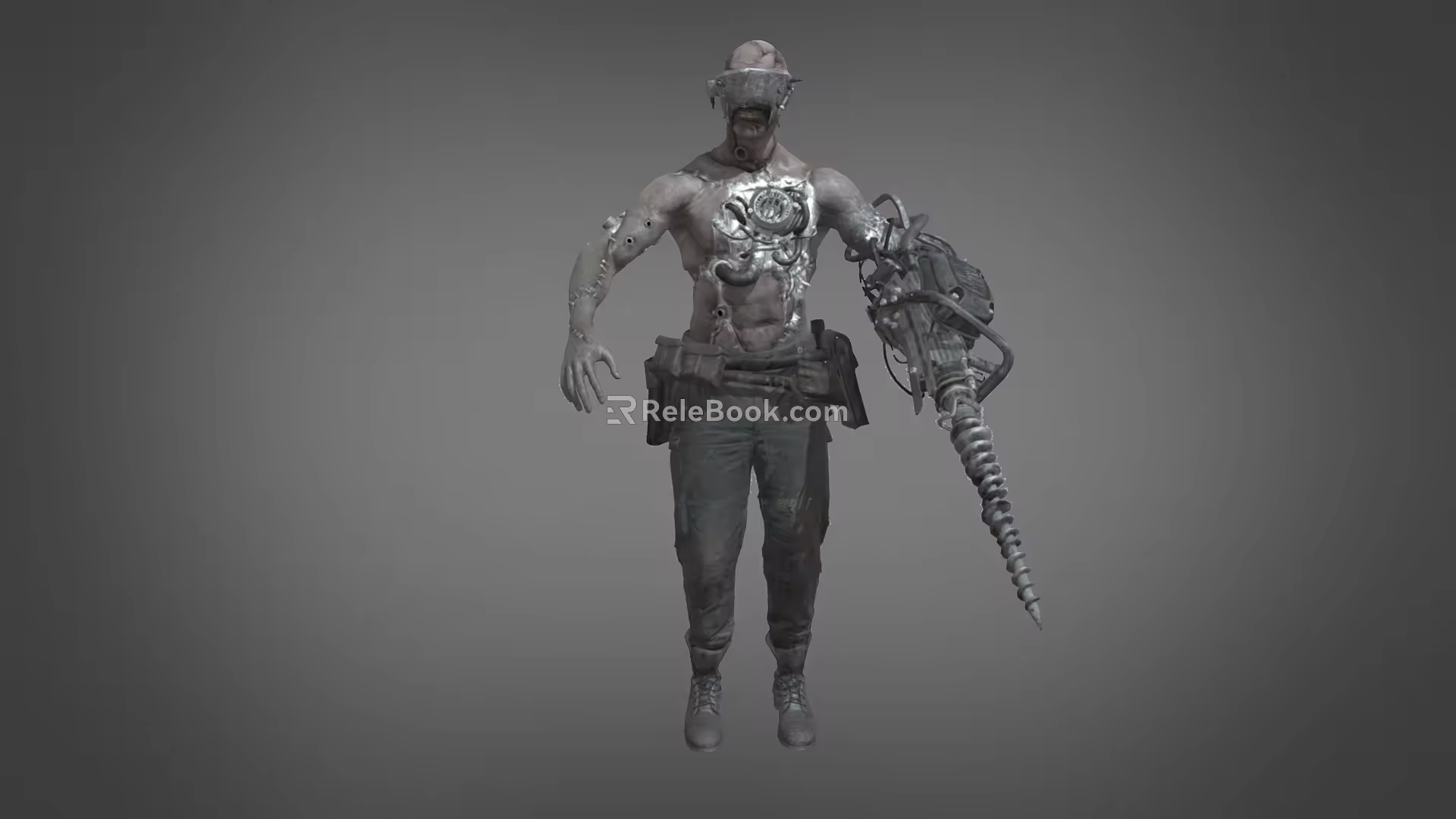 Zombie Biochemical Warrior Science Fiction Warrior Death Warrior Avenger Biochemical Crisis Low Face Number Low Model Simple Model Game Movie Level Super Realistic 3d model
