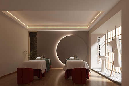 Modern SPA Beauty Room Beauty 3d model