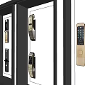Different Styles Of Smart Door Locks With Digital Keypads And Handles