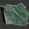 Green Natural Wood Stone with Rough Surface and Unique Textured Patterns