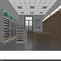 Modern Spacious Hospital Ward Interior With Patient Beds Medical Carts And Large Windows