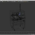 Labeling machine virtual simulation demonstration animation SMT production line 3d model