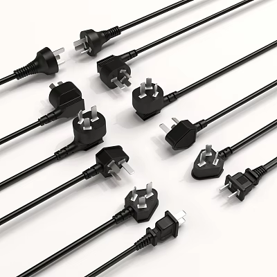 Modern plug GB plug 3d model Modern plug GB plug 3d model