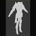 Medieval Fantasy Battle Armor Outfit With Shoulder Plates Wrist Guards And Leg Armor